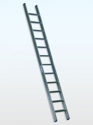 Jednodielny hliníkový PROFI rebrík so širokými stupňami