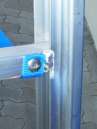 Štafle - dvojitý hliníkový PROFI rebrík