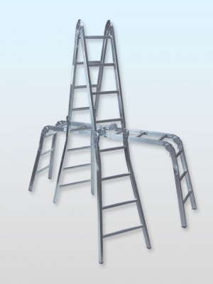 Kĺbový hliníkový PROFI rebrík