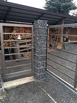 Gabiónové panely a stĺpiky