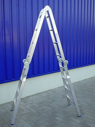 Kĺbový hliníkový PROFI rebrík