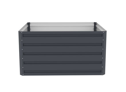 Vyvýšený záhon G21 Daisy 100 x 80 x 52 cm, plechový, antracitový