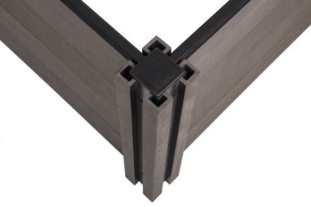 Vyvýšený záhon G21 Crop 210 x 106 x 80, WPC, Eben