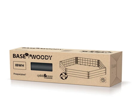 Vyvýšený záhon Prosperplast BASE WOODY hnedý 148 cm