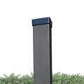 Plotový stĺpik, obdĺžnikový profil 60x40 mm, hrúbka stien 1.25 mm, pozinkovaný - antracit