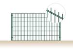 2D panel plotu ELEGANT, oko 50 x 200 mm, drôty 6/5/6 mm, pozinkovaný, zelený