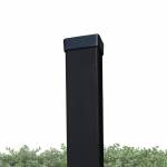 Plotový stĺpik, obdĺžnikový profil 60x40 mm, hrúbka stien 1.5 mm, pozinkovaný - čierny