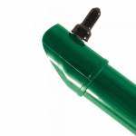 Plotová vzpera IDEAL (Zn + PVC), okrúhly profil, vonk. Ø 48 mm - zelená