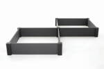 Vyvýšený záhon Keter Vista Modular Garden Bed dvojbalenie šedý